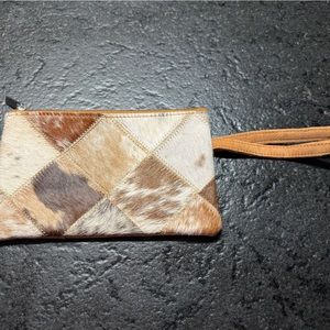 Leather Wristlet, New